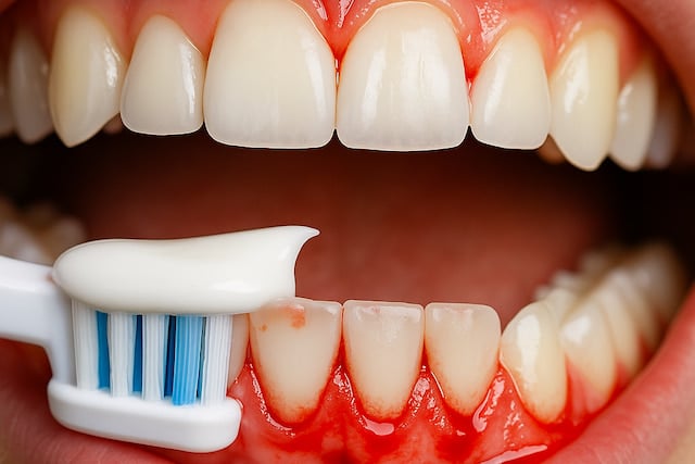 דימום מהחניכיים